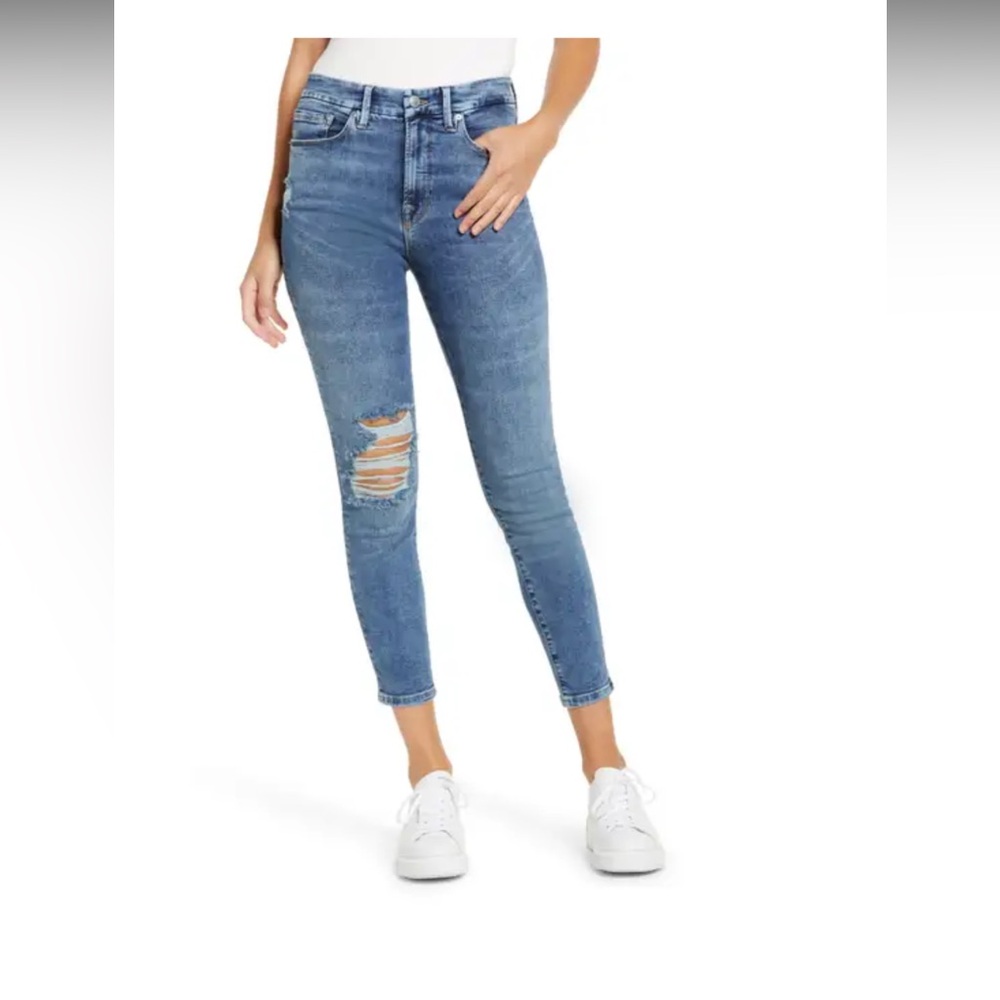 Good American Good Legs Mid Wash Jeans